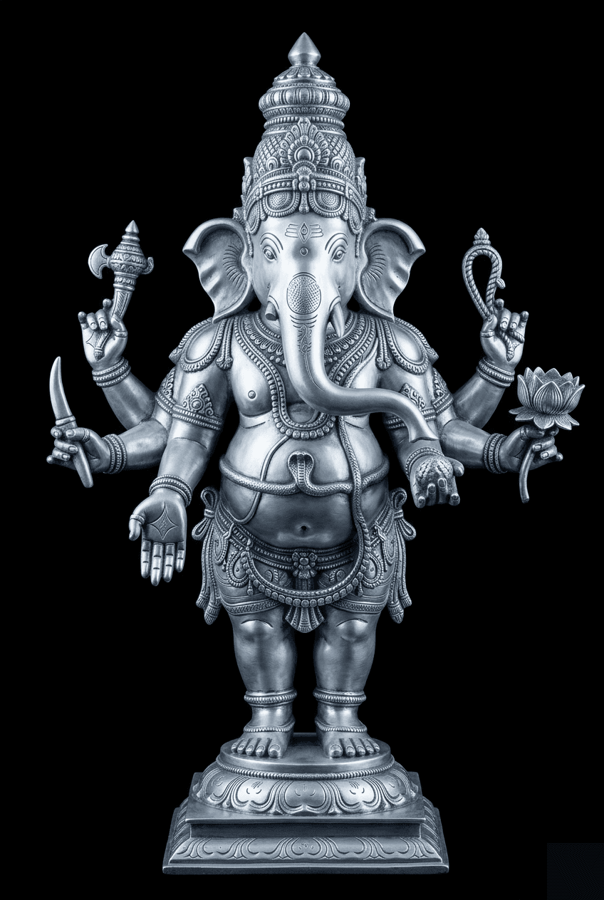 Uchchhishta Ganapati · The Standing Ganesha · Sterling Silver