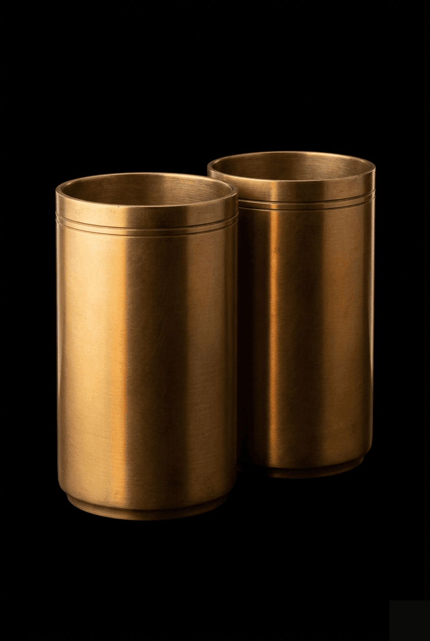 The Tumbler · Set of Two · Brass